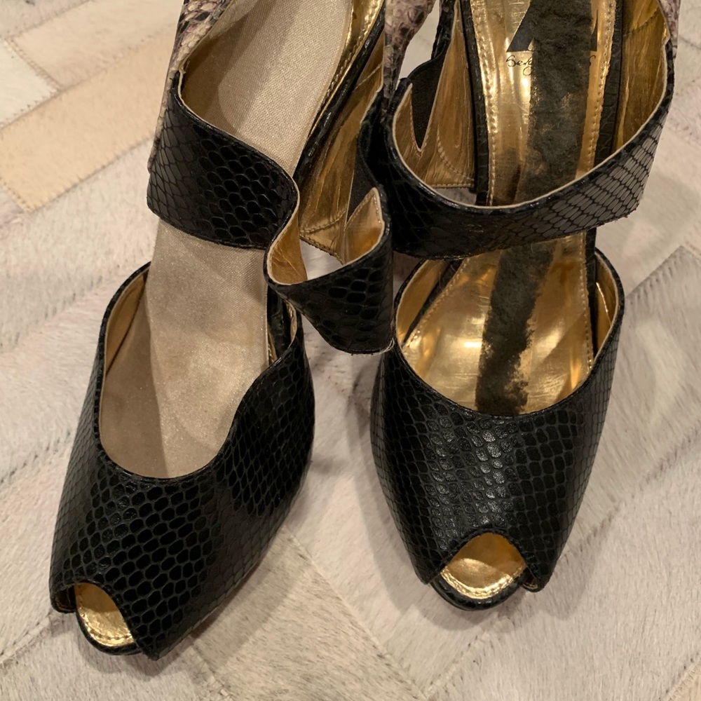 Italian python heels